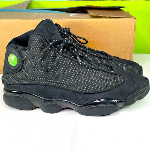 Jordan Other - Air Jordan 13 Mens Size 10 Black Cat Basketball Sneakers Cats Eye